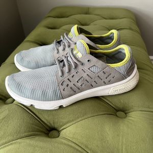 Sperry Seas Sport Mesh Boating Shoes Sneakers Grey Green Women’s 8.5